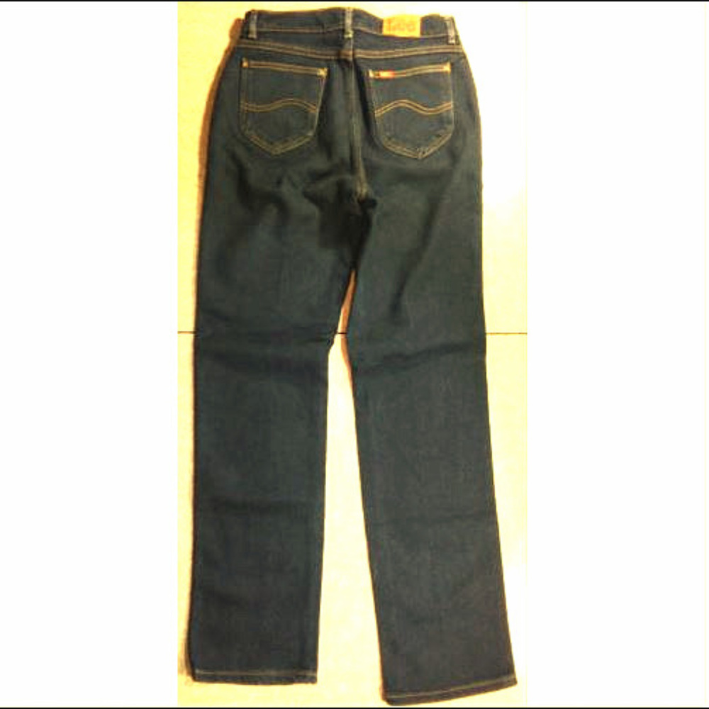 Vintage Lee High Waisted Dark Wash Jeans